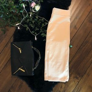 Body Con Blush Forever 21 Pencil Skirt